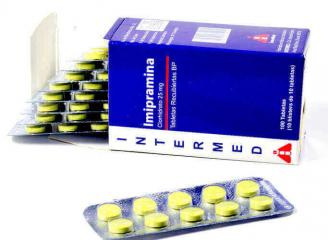 Imipramina Clorhidrato 25 mg, Tabletas Recubiertas BP