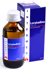 Loratadina 5 mg/5 ml, Solución Oral USP